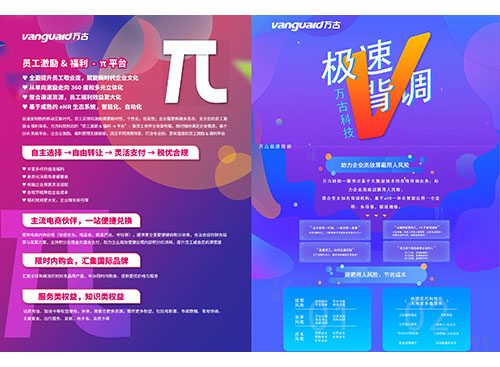 万古科技eHR系统顾问在为观众介绍系统