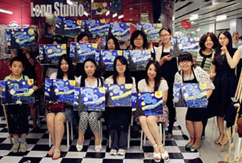 万古科技悠享生活油画吧——星空梵点活动北京站