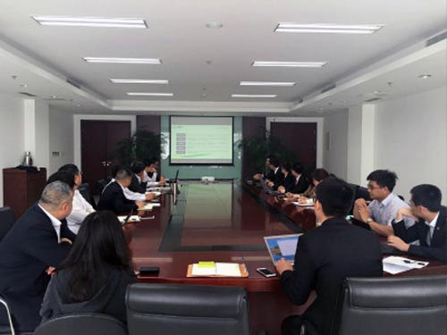 万古科技与新时代eHR系统健康项目启动会现场